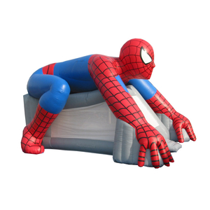 Aufblasbare Spiderman-Hüpfburg für Kinder mit Spielplatzspielen auf der Innenrutsche