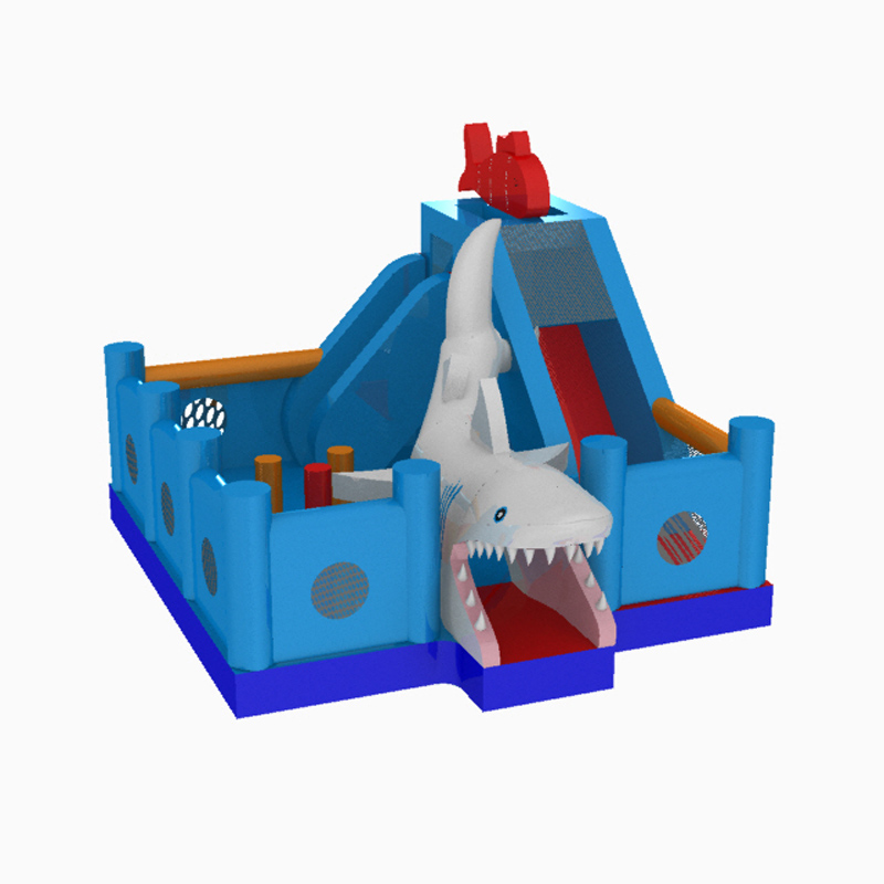 Sea World Hai-Türsteher mit kommerzieller Sprungrutsche
