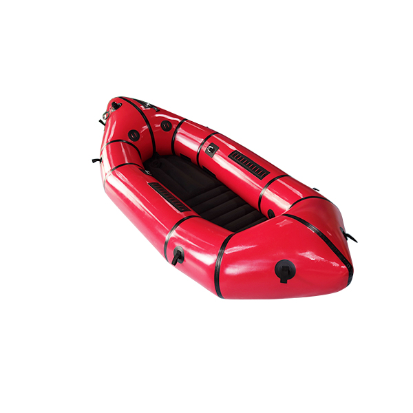 TPU 210D Nylon Red Schlauchboot Packraft mit aufblasbarem Boden