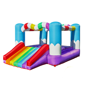 Rainbow kleine Hüpfburg für Kinder, aufblasbare Hüpfburg